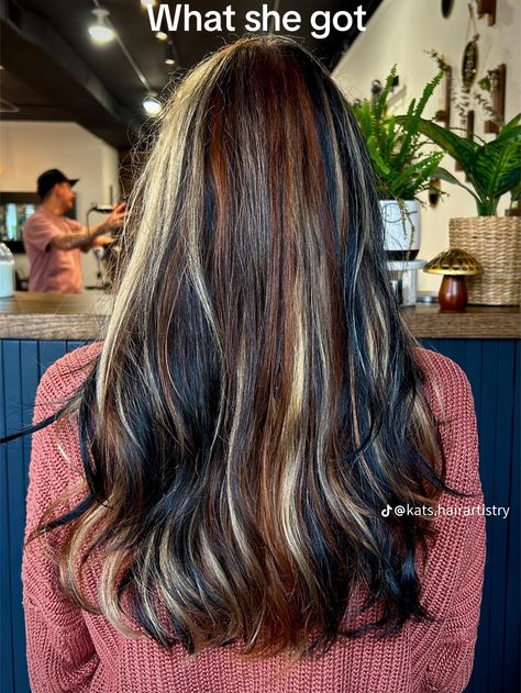 Calico Hair Color, Pink Hair Highlights, Calico Hair, Hair Challenge, Hair Streaks, Hair Inspiration Short, Mixed Hair, Pretty Hair Color, Hair Appointment