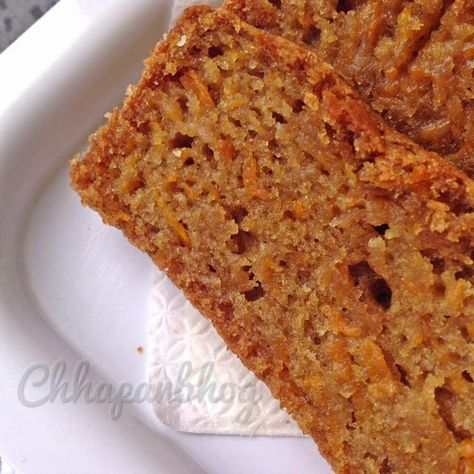 Chhapan Bhog: Eggless Whole Wheat Carrot Cake Whole Wheat Carrot Cake, Wheat Cake Recipe, Eggless Carrot Cake, Disney Baking, Eggless Cakes, Buckwheat Cake, Wheat Recipes, Healthy Carrot Cakes, Eggless Cake Recipe