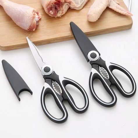 Stainless Steel Kitchen Tools, Best Kitchen Tools, Can Openers, Kitchen Shears, Chicken Bones, Kitchen Scissors, Meat Chickens, Roast Chicken, Steel Kitchen