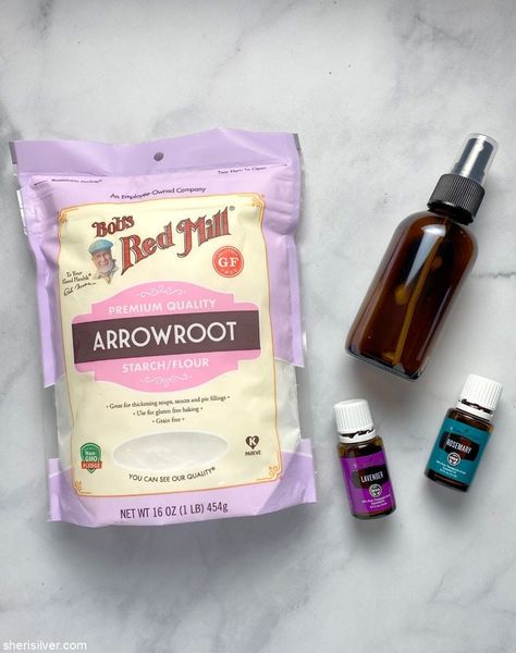 diy: dry shampoo spray | Sheri Silver - living a well-tended life... at any age Dry Shampoo Spray Diy, Arrowroot Powder Dry Shampoo, Best Diy Dry Shampoo, Non Toxic Dry Shampoo, Clean Dry Shampoo, Homemade Dry Shampoo, Dry Shampoo Spray, Natural Dry Shampoo, Best Dry Shampoo