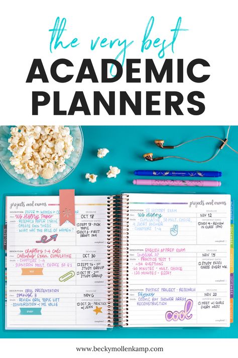 Erin Condren Academic Planner, Academic Agenda, History Exam, Annual Planning, Mid Year Planner, Daily Routine Planner, Unique Planner, Christian Planner, Planning Calendar