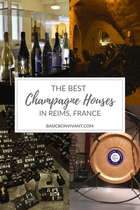 The Best Champagne Houses to Visit in Reims | basic bon vivant Champagne France Travel, Champagne Region France, Germany Trip, Champagne France, Reims France, Best Champagne, France Itinerary, Champagne Region, Road Trip Europe