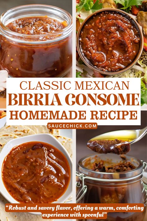 Birria Consomé Recipe for a Rich, Flavorful Broth Consume Recipe, Birria Consome Recipe, Dipping Tacos, Consomme Soup, Mexican Dinners, Mexican Stew, Dipping Sauces Recipes, Mexican Dinner, Chuck Roast