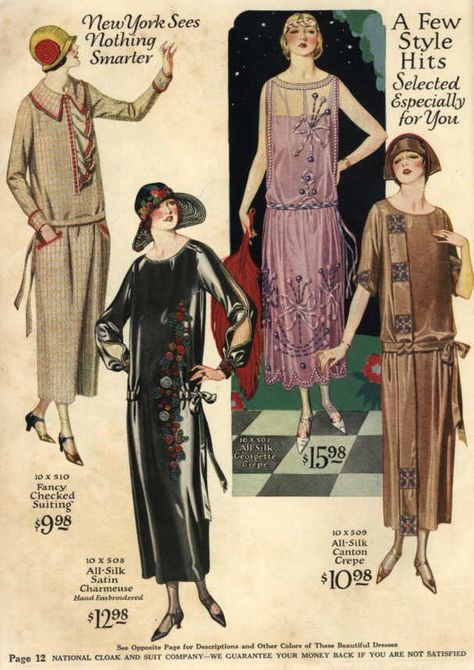 1924 The National 1923 Fashion, 1920s Evening Dress, Butterick Patterns Vintage, 1920s Fashion Women, 1920s Women, 1920s Outfits, 1920 Fashion, Louise Brooks, Vintage Formal Dresses