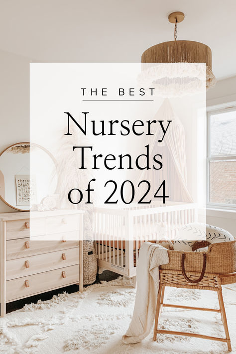 Get inspired with the best nursery trends! From multi-functional furniture to botanical themes, these ideas will help you design a stylish and cozy space for your baby. Sea Nursery Girl, Rainbows Wallpapers, Dreamy Nursery, Sea Nursery, Nursery Trends, Dark Florals, Nursery Style, Sophisticated Art