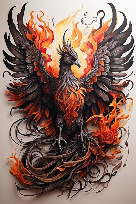 Tattoo Designs Drawings - Tattoo Designs Realistic - Tattoo Designs Man - Tattoo Designs Women - Tattoo Designs Dark  #TattooDesigns #TattooDrawings Phoenix Tattoo Ideas Men, Asian Style Phoenix Tattoo, Phönix Tattoo Design Women, Phoenix Images Tattoo Ideas, Fire Tattoo Designs Men, Japanese Phoenix Tattoo For Women, Phonex Tattoo Woman, Fenix Tattoo Men, Phenix Birds Tattoo