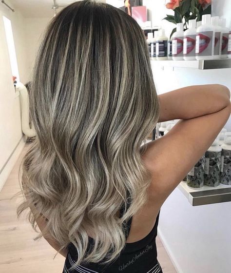 Highlights Not Balayage, Blended Balayage, Dimensional Balayage, Ash Blonde Hair Balayage, Sunkissed Hair Brunette, Balayage Long Hair, Blonde Highlights On Dark Hair, Black Hair Balayage, Brown Hair Inspo