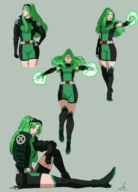 Xmen Characters, Polaris Marvel, Gambit Marvel, Marvel Character Design, Superhero Suits, X Men Evolution, Marvel Characters Art, Karakter Disney, Super Hero Outfits