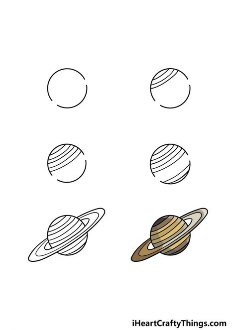 Drawing Of Saturn, Solar System Drawing, Saturn Drawing, Ringed Planet, Eight Planets, Planet Drawing, Rings Of Saturn, Saturn Planet, Planet Saturn