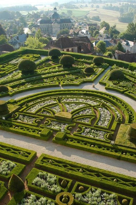 For this week, I explored gardens, specifically luxurious, huge hedge mazes and art such as this photograph called the Château de Hautefort in Dordogne, uploaded by Francetoday. I love how grand and the attention to detail to every hedge shape. When looking from afar, it creates this beautiful art piece with lines and movement. (This is a blog post for my art class at Texas State University!) Knot Garden, Topiary Garden, Formal Garden, Chateau France, Have Inspiration, Formal Gardens, French Garden, Shade Garden, Garden Center