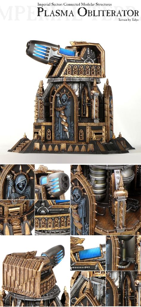 Terrain, Warhammer 40,000 Warhammer 40k Fortress, Warhammer 40k Buildings, Warhammer 40k Architecture, Warhammer Room, Warhammer Architecture, 40k Architecture, Diorama Terrain, Warhammer Board, Warhammer 40k Terrain