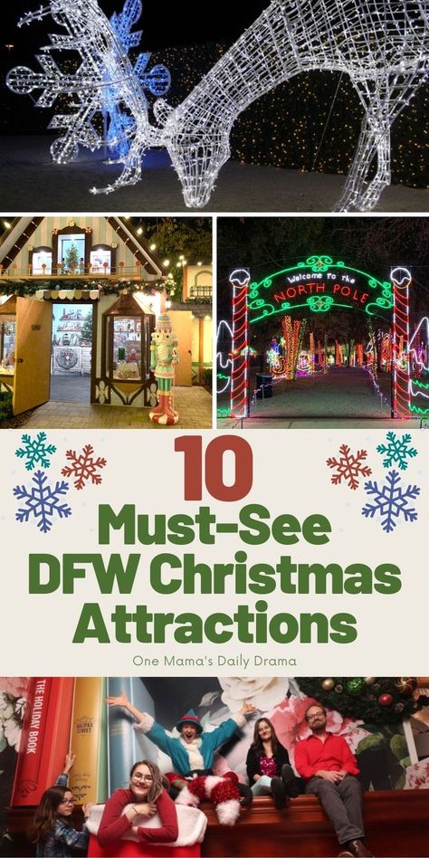 Dallas Christmas Bucket List, Dallas Christmas, Dallas Murals, Daily Drama, Christmas Travel Destinations, Easy Kid Activities, Christmas Activities For Families, Christmas Things To Do, Texas Christmas