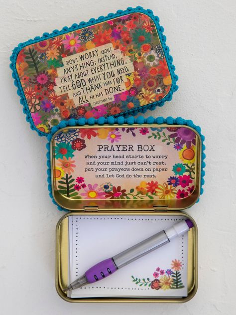 Prayer Is Powerful, Prayer For Worry, My Sweet Sister, Colorful Stationery, Gift For Graduation, Prayer Box, Notes Design, Let God, Make A Gift