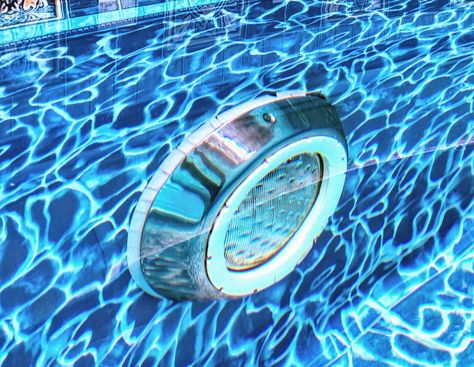 Swimming pool lights - your guide to options, brightness and durability. #ingroundswimmingpoollights Pool Lighting Ideas Inground, Pool Led Lights, Inground Pool Lights, Solar Pool Lights, Cleaning Pool Filters, Floating Pool Lights, Film Night, Led Pool, Inside Pool