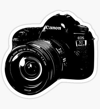 Camera Sticker, Dslr Photography Tips, Black And White Stickers, Camera Dslr, Tumblr Stickers, Deco Stickers, Dslr Photography, Black Stickers, Photography Gear