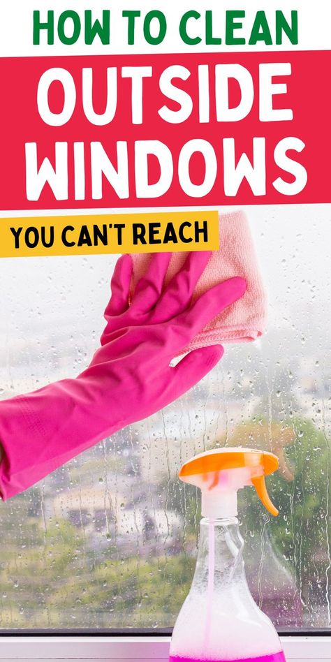 How to get windows clean. Tips for cleaning windows. How to clean windows that are hard to reach. Cleaning Outside Windows, Windows Cleaning, Window Cleaning Tips, Secret Window, Toilet Cleaning Hacks, Clean Windows, Cleaning Windows, Cleaning Printable, Best Cleaner