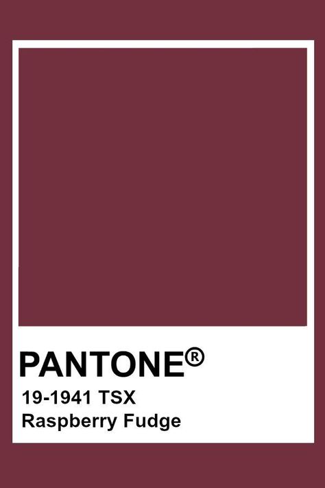 Wine Red Pantone, Pantone Burgundy, Pantone Raspberry, Maroon Pantone, Raspberry Fudge, Pantone Color Guide, Pantone Red, Pantone Colours, Pantone Color Chart