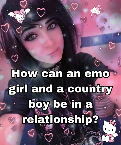 Country Emo, Emo Love Quotes, They Laugh At Me Because Im Emo, Emo Whispers, Emo Memes Funny, Emo Memes 2000s, Emo Girls, Emo Boys, Country Boys