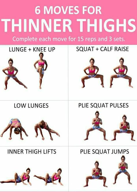 Couple Workouts, Thigh Workouts At Home, Inner Thigh Lifts, Pulse Squats, Ballet Workout, Inner Thigh Workout, Mommy Workout, Knee Up, Full Body Workouts