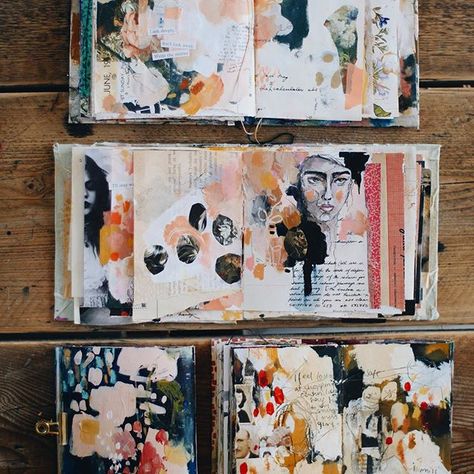 Kasia Avery (@kasiaavery) • Instagram photos and videos Daily Art Journal, Big Artwork, Kunstjournal Inspiration, Keep It Going, Art Journaling Ideas, Mixed Media Tutorials, Artist Sketchbook, Intuitive Art, Sketchbook Art Journal