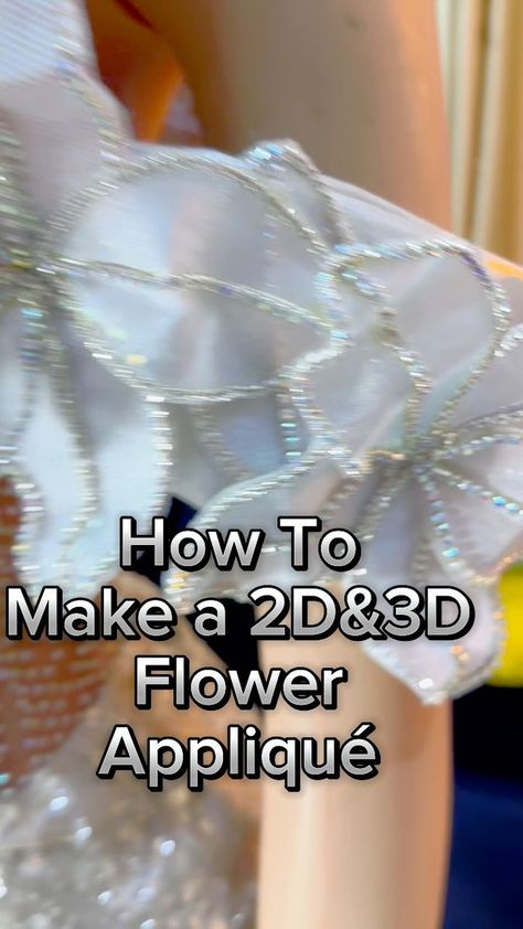 3d Flower Applique, Dress Patterns Diy, Easy Dress Sewing Patterns, Making Fabric Flowers, Dress Sewing Tutorials, Sewing Easy Diy, Handmade Flowers Fabric, Sewing Tutorials Clothes, Sewing Crafts Tutorials