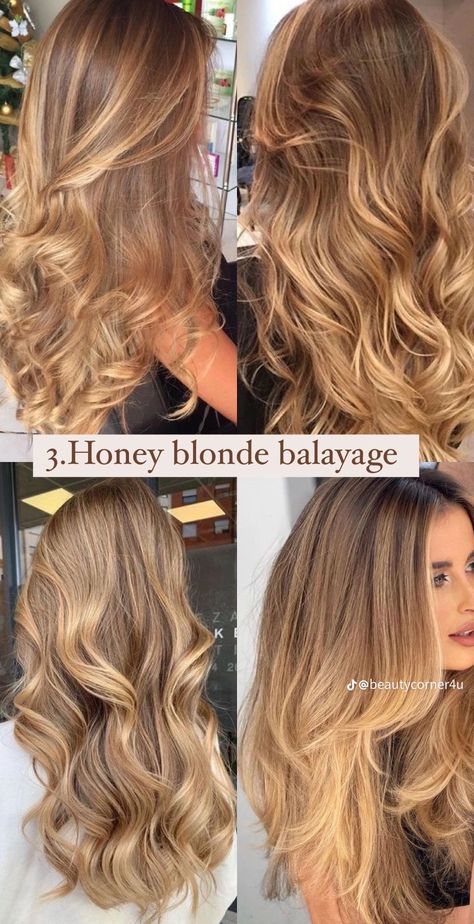 Honey Blond Balayage, 70 Hair, Honey Blonde Balayage, Honey Blond, Rambut Brunette, Summer Blonde Hair, Blond Balayage, Brown Hair Inspo, Golden Blonde Hair