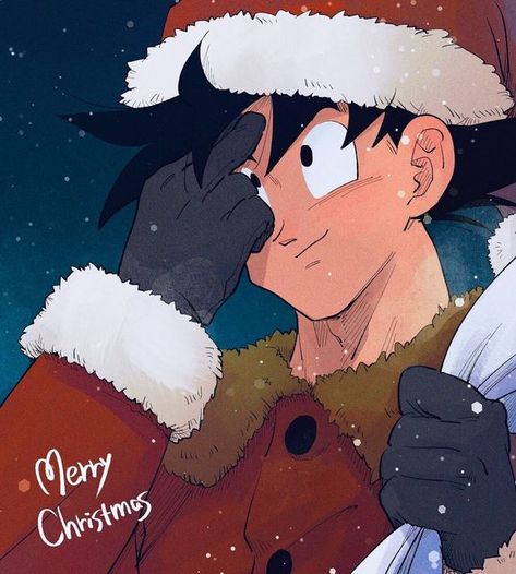 Goku on Instagram: "🎅🏼 🎄 Happy holidays & Merry Christmas to all who celebrate it! Love you all! _ Art by dbz_kz on Twitter. _____________________________________________ #Dbz #DragonBallZ #Goku #Anime #Art #Manga #DbSuper #DragonballSuper #MerryChristmas #2021" Goku Pics, Goku Anime, Christmas Dragon, The Cardigans, Dragon Ball Super Artwork, Anime Christmas, Dbz Art, Anime Dragon Ball Goku, Art Manga