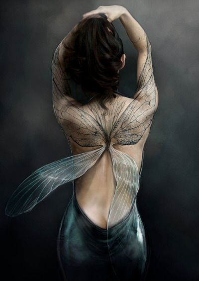 Angel Salvadore, X-Men First Class Concept Art by Howard Swindell Angel Salvadore, Urban Fantasy Art, Fairy Wing Tattoos, Faerie Aesthetic, Wing Tattoo, Angel Aesthetic, Arte Cyberpunk, Wings Tattoo, Fantasy Aesthetic