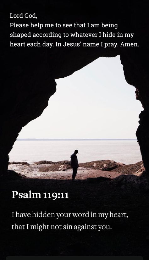 Psalms 119 11, Psalms 119, Psalm 119 11, Psalm 119, Spiritual Inspiration, I Pray, Names Of Jesus, Spiritual Quotes, Bible Verse