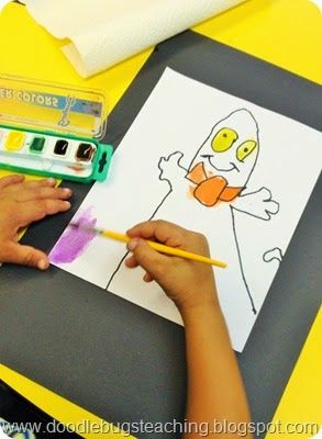 directed art ghosts Halloween Directed Drawing Kindergarten, Ghost Directed Drawing For Kids, How To Draw A Ghost, Kindergarten Halloween Activities, Autumn Art Projects, Spiders Preschool, Direct Drawing, Drawing Kindergarten, Directed Drawing Kindergarten