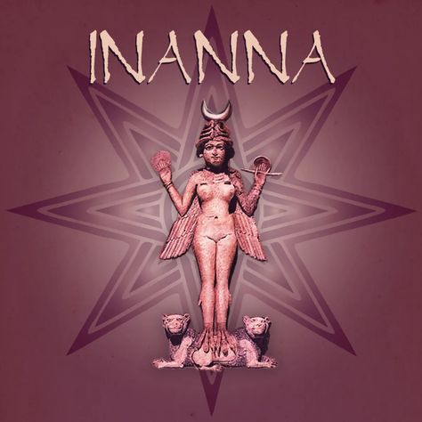 July 2019 Bastet Perfume Society: Inanna Tasnim Shah, Sumerian Goddess, All Natural Perfume, Star Of Ishtar, Lilith Altar, Goddess Ishtar, Ishtar Goddess, Lady Lilith, Anunnaki Aliens