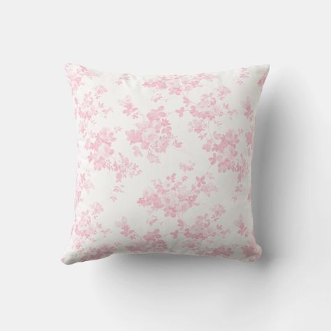 Blush pink vintage roses elegant floral throw pillow  Zazzle Light Pink Decorative Pillows, Pink Floral Throw Pillows, Pink Floral Blanket, Pink Dorm Decorations, Pink Floral Pillows, Light Pink Pillows Bedroom, Pink And White Throw Pillows, Coquette Throw Pillow, Pink Christmas Pillows