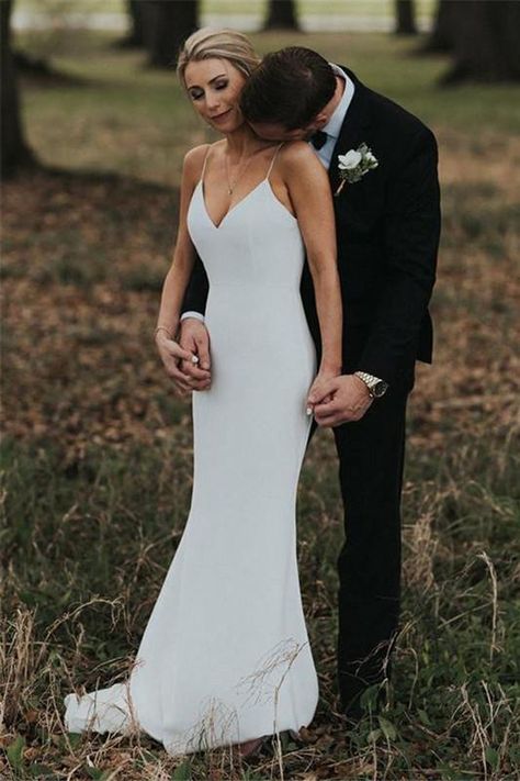 Wedding Dresses Beach, Gowns Simple, Cheap Bridal Dresses, Beach Bridal Dresses, Boho Bridal Dress, How To Dress For A Wedding, Satin Bridal Gowns, Cheap Wedding Dresses Online, Dresses Beach