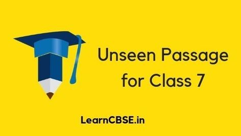 Unseen Passage, English Reading Skills, Previous Year Question Paper, English Teachers, Class 8, Soil Layers, English Reading, Dog Help, Class 10