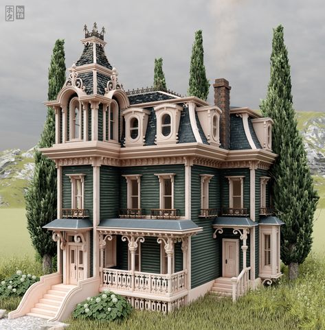 ArtStation - Victorian House, Hota Aisa Victorian Suburban House, Sims Victorian House, Sims 4 Victorian House Interior, Sims 4 Victorian Mansion Floor Plans, Sims 4 Victorian Build Cc, Small Victorian House Plans, Sims 4 Victorian House Floor Plans, Gothic Victorian House Plans, Large Victorian House Plans