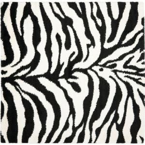 Home Dynamix Tribeca Black/Ivory 8 ft. x 11 ft. Indoor Area Rug-1-HD5388-457 - The Home Depot Zebra Carpet, Art Deco Abstract, Print Rug, Zebras Animal, Rug Ivory, Square Area Rugs, Square Rug, Black Area Rugs, Floor Finishes