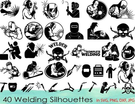 40 Welding SVG BundleWelder svgWelding Torch svgWelding | Etsy Welding Memes, Welder Svg, Welding Logo, Phoenix Vector, Pipe Welding, Welding Torch, Welding Art Projects, Welding Art, Silhouette Studio Designer Edition