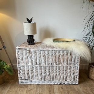 Wicker Storage Trunk, Large Wicker Basket, Wicker Trunk, Wicker Storage, Storage Trunks, Basket With Lid, Large Storage Baskets, Extra Large Rugs, Storage Trunk