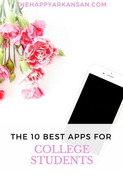 The 10 Best Apps For College Students | Have some space on your phone that you want to fill with some great apps for productivity and college? Click through to learn about my favorite apps that will help you have a more organized and productive college life. Apps For Productivity, Apps For College Students, Apps For College, Must Have Apps, Essential Apps, College Schedule, College Website, Freshman Advice, College Apps