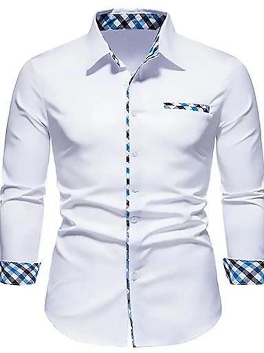 Men's Dress Shirt Button Up Shirt Collared Shirt Black White Red Long Sleeve Plain All Seasons Wedding Work Clothing Apparel 2023 - US $16.99 Latest African Wear For Men, African Wear For Men, Nigerian Men Fashion, African Wear Styles For Men, Latest African Men Fashion, African Shirts For Men, African Clothing For Men, African Shirts, Mode Design