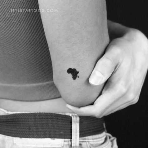 Africa Map Tattoo, Find Your Spirit Animal, Animal Tattoos For Women, Africa Tattoos, African Tattoo, Irish Tattoos, Map Tattoos, Tasteful Tattoos, Pretty Tattoos For Women