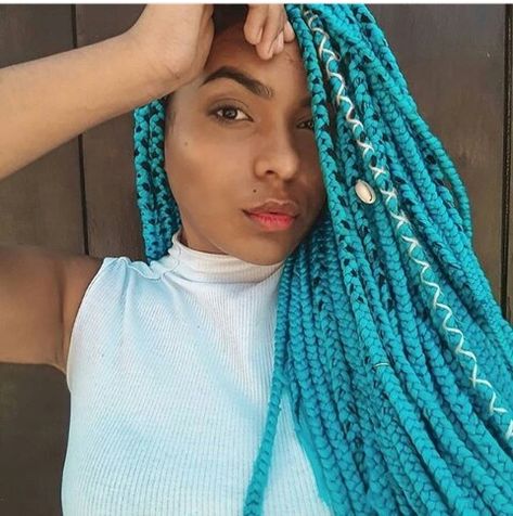 Purple And Black Braids For Black Women, Black Braids For Black Women, Purple And Black Braids, Yarn Hairstyles, Box Braids Inspiration, Doll Hair Ideas, Box Braids Twist, Best Braided Hairstyles, Braids Inspiration