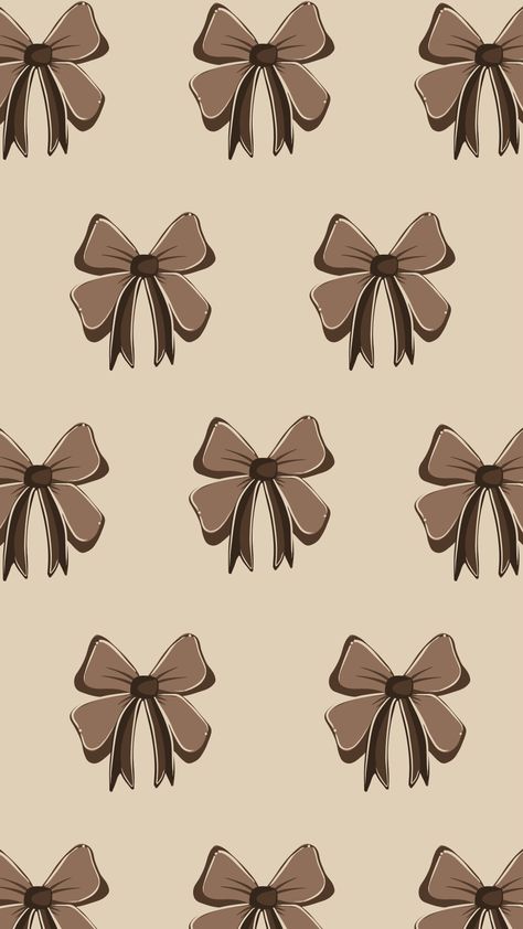 Camo Bow Wallpaper, Brown Esthetics Background, Brown Asthetic Wallper, Brown Bow Wallpaper, Cute Brown Wallpaper Iphone, Brown And Tan Wallpaper, Brown Coquette Wallpaper, Brown 3d Wallpaper, Bow Phone Wallpaper