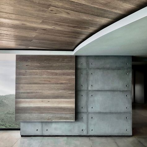 Concrete wall panels and cladding | FLOAT | Modern dining tables Concrete Walls Interior, Concrete Wall Design, Concrete Wall Tiles, Concrete Cladding, Concrete Wall Panels, Architectural Concrete, Exterior Tiles, Exterior Wall Tiles, Concrete Interiors