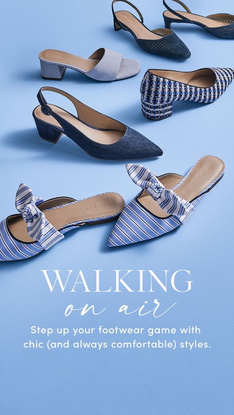 Chic Summer Kitten Heels With Bow, Chic Summer Kitten Heels With Bow Straps, Blue Pointed Toe Kitten Heels For Summer, Casual Bow Flats With Pointed Toe, Chic Pointed Toe Mules With Bow, Bow Mules, Mule Flats, Chic Shoes, From The Ground Up