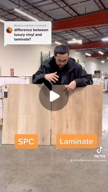 The Flooring Factory on Instagram: "The main difference between SPC and Laminate is moisture resistance due to the SPC being 100% waterproof vs laminates only being water resistant. Both have different levels of scratch resistance but the SPC is 100% waterproof." Spc Flooring, Wooden Spc Flooring, Luxury Vinyl, Vinyl Flooring, Laminate, Water Resistant, Maine, The 100, Moisturizer