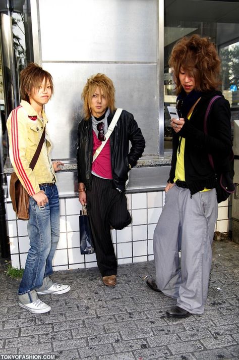 Three Shibuya Guys Onii Kei, Shibuya Style, Tokyo Outfits, Military Looks, Outfits For Men, Gyaru Fashion, Tokyo Fashion, Japanese Men, J Fashion