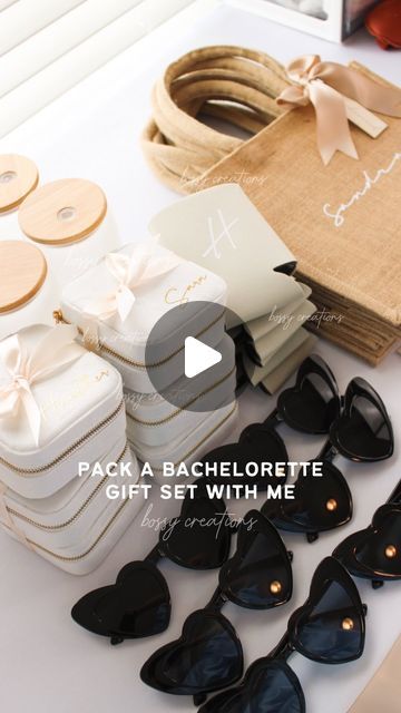 Bridesmaid Proposals & Wedding Party Gift Boxes 🤍 on Instagram: "Ready to turn heads at your bachelorette? 👯‍♀️🥂✨ Nothing says ‘bride squad goals’ like our custom-made bachelorette tote bag sets. Perfect for carrying all those unforgettable memories and a little sparkle! 💖👛

🎥 featuring our “Keep It Chic” tote bags sets (all goodies included)

All the cuteness in our bio 💕🛍️

#bacheloretteparty #bacheloretteideas #bachelorettegifts #futurebride #futuremrs #bridetobe #bridetobe2024" Bridesmaid Goodie Bags, Hen Party Gift Bags, Bachelorette Goodie Bags, Bachelorette Tote Bags, Bachelorette Party Gift Bag, Bachelorette Gift Bags, Bachelorette Bag, Bachelorette Party Bags, Bachelorette Tote