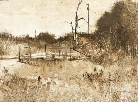 Art by Charlie Hunter | Artwork Archive Dean Mitchell, Charlie Hunter, African Landscape, Drypoint Etching, Morning Mist, Andrew Wyeth, Pretty Pictures, Vermont, Etching