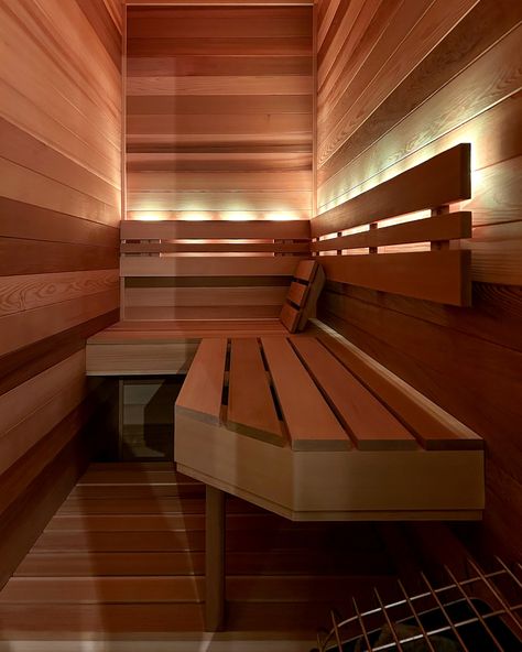 Sauna Ideas, Modern Saunas, Home Sauna, Indoor Sauna, Traditional Saunas, Sauna Design, Finnish Sauna, Electric Heater, Western Red Cedar